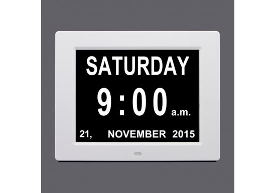 8 Inch LCD dementia digital calendar day clock_DC8004